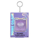 Mini Glam Cube Shimmer Eye Cream Keyring Assorted
