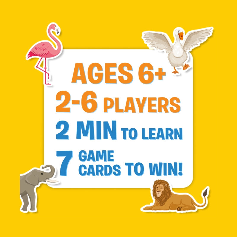 Guess in 10 Trivia Board Game - Animal Kingdom