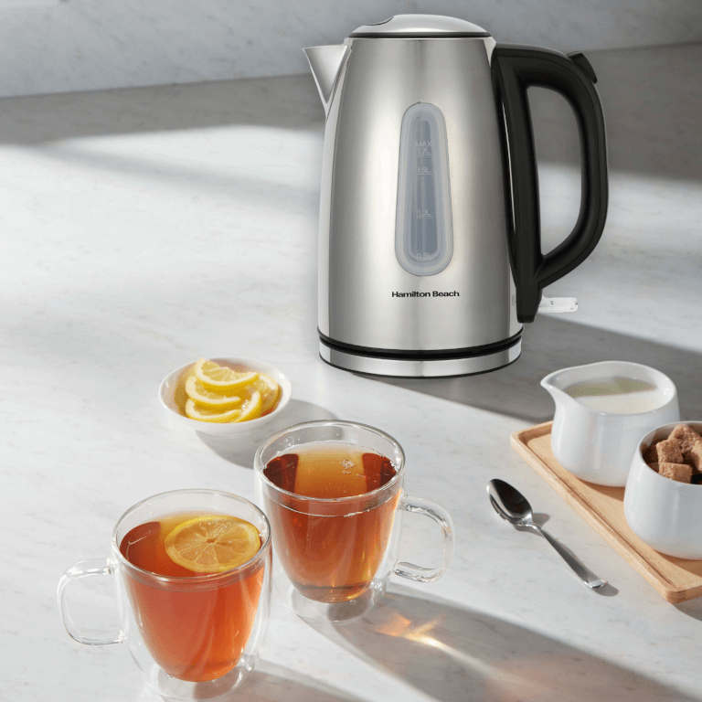Hamilton Beach Rise Polished Stainless Steel Kettle
