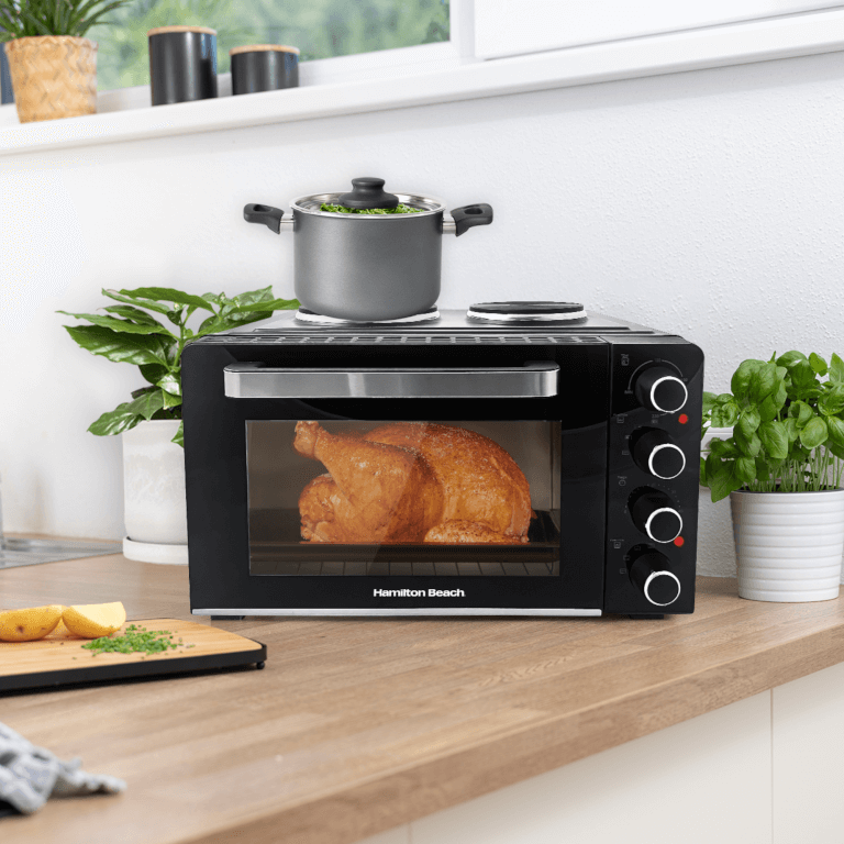 Hamilton Beach 28L Mini Oven with Double Hotplate