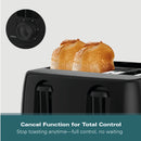 Essentials 4 Slice Toaster in Black from Hamilton Beach