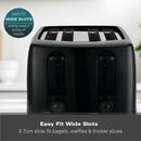 Essentials 4 Slice Toaster in Black from Hamilton Beach