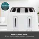 Essentials 4 Slice Toaster in White from Hamilton Beach