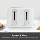 Essentials 4 Slice Toaster in White from Hamilton Beach