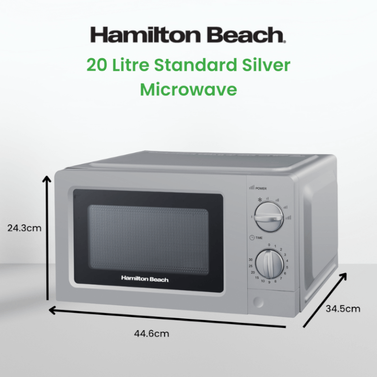 Hamilton Beach 20L Manual Microwave - Silver