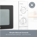 Hamilton Beach 20L Manual Microwave - White