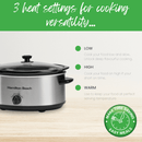 Hamilton Beach The Family Favourite 6.5L Stainless Steel Slow Cooker