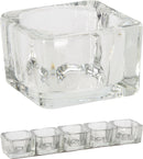 Glass Tealight Holders 5 Pack