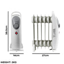 Daewoo Mini Oil Filled Radiator 800W