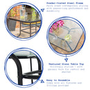 Texteline Patio Set - 4 Chairs & 90cm Square Table