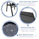 Texteline Patio Set - 4 Chairs & 90cm Square Table