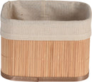 Bamboo Storage Basket 4 Piece Set