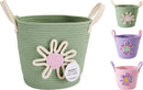 Flower Rope Basket Assorted