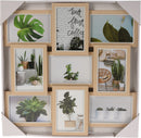 Multi Aperture Photo Frame - Light Wood Colour