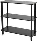 Shelving Unit 3 Tier - Black