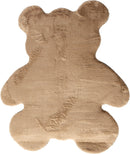 Faux Bear Shape 3 assorted Colours