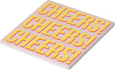 Patterned Coasters With Sayings Assorted