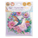 Crystal Art Card 15cm x 15cm - Hummingbird