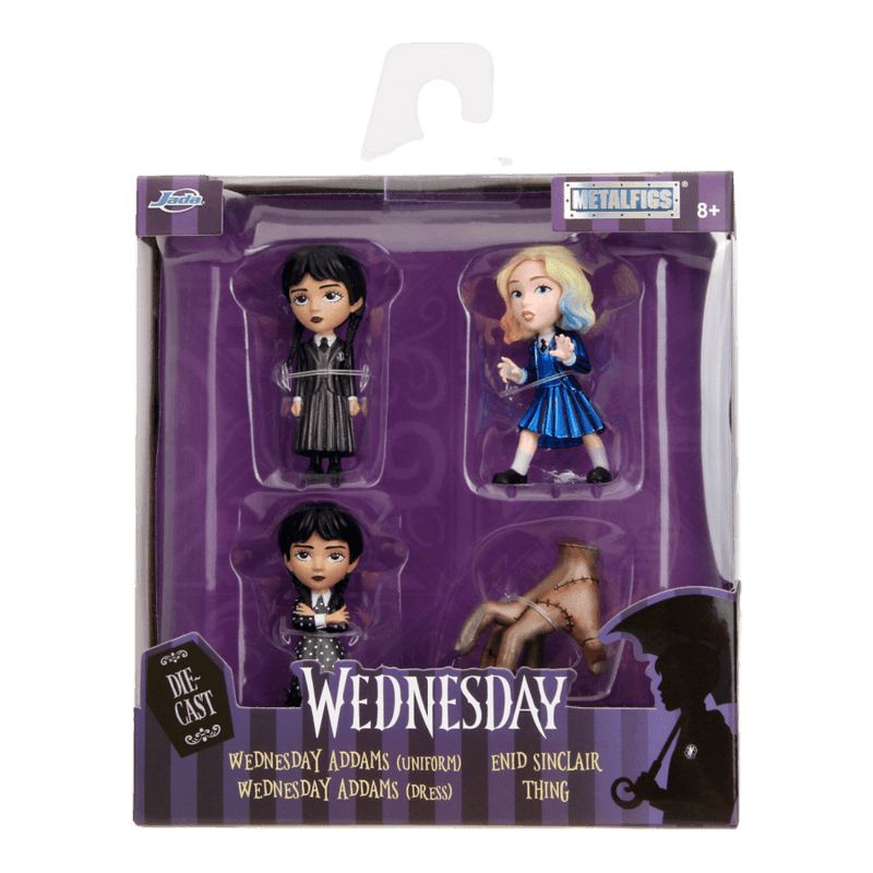 Wednesday Metalfigs 2.5in 4 Pack