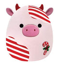 Squishmallows Christmas Plush 7.5" - Patton The Pink Peppermint Cow