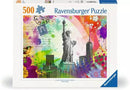New York Postcard 500pc Jigsaw Puzzle