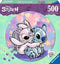 Disney Stitch Circular 500pc Jigsaw Puzzle
