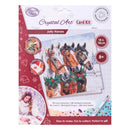 Crystal Art Card 18cm x 18cm - Jolly Horses
