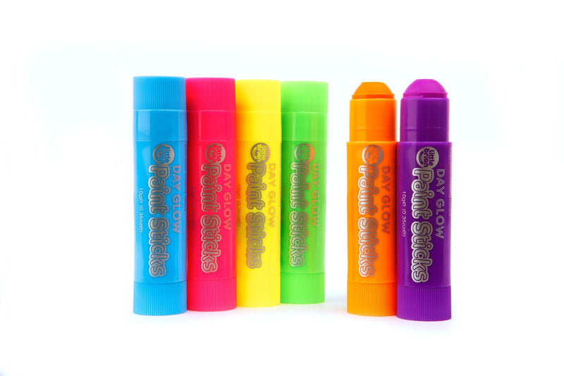 Little Brian Day Glow Paint Sticks 6 Pack