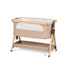 Silver Cross Lunar Bedside Crib - Oatmeal