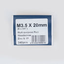 Standard Woodscrew 3.5 x 20mm Boxed
