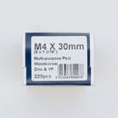 Standard Woodscrew 4.0 x 30mm Boxed