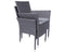 Malaga 4 Seater Round Fixed Dining Set