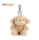 Mchugs Milk Brown Dog Plush Keyring