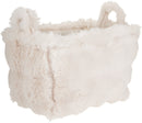 Faux Fur Storage Basket