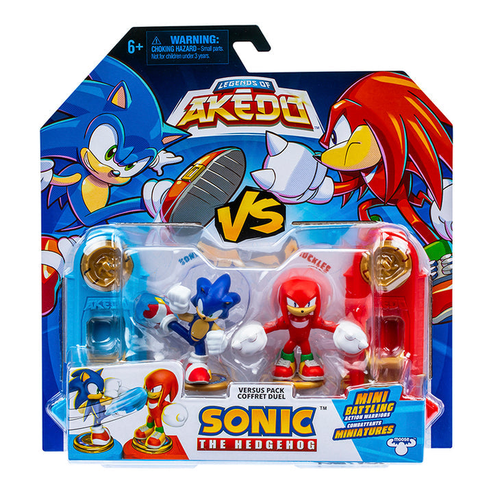 Akedo Sonic Versus Pack - Sonic Vs Knuckles