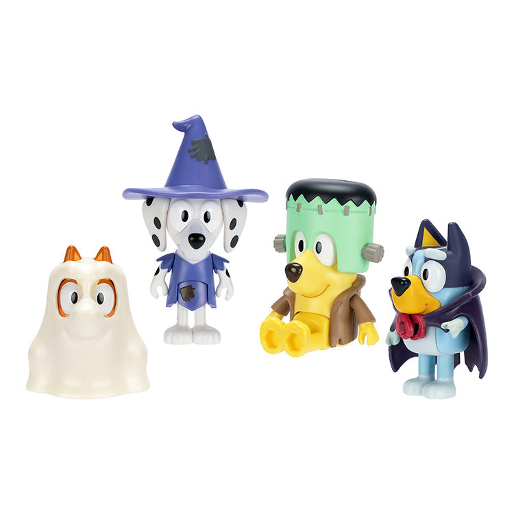 Bluey Halloween Figure 4pk