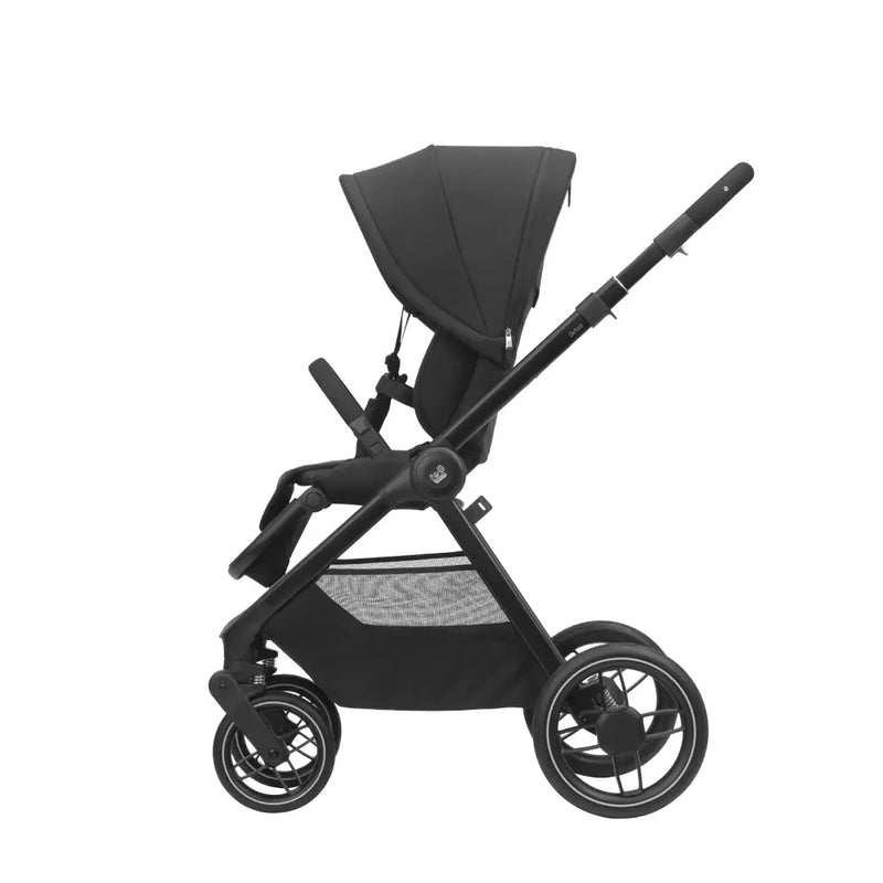 Maxi Cosi Oxford Essentials Pram Bundle - Twillic Black