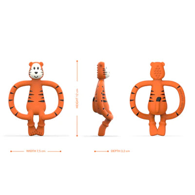 Matchstick Monkey Animal Teether - Teddy Tiger