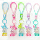 KENJI Mima Transparent Rabbit Keyring