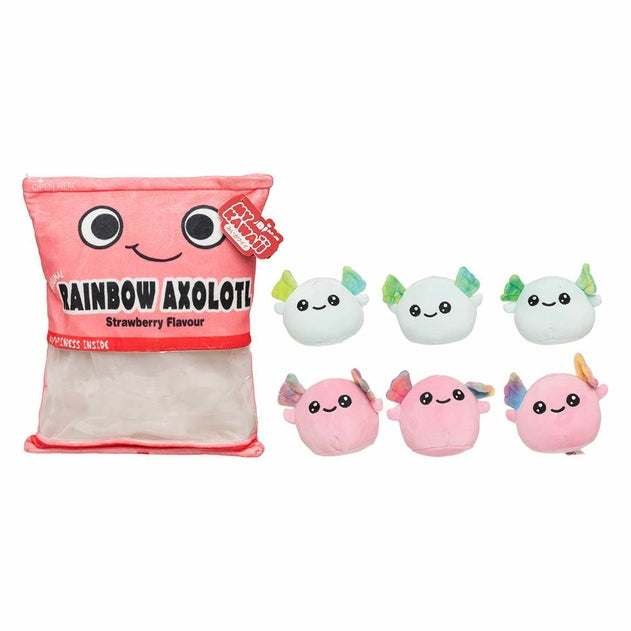 My Kawaii Rainbow Axolotl Pudding Pillow