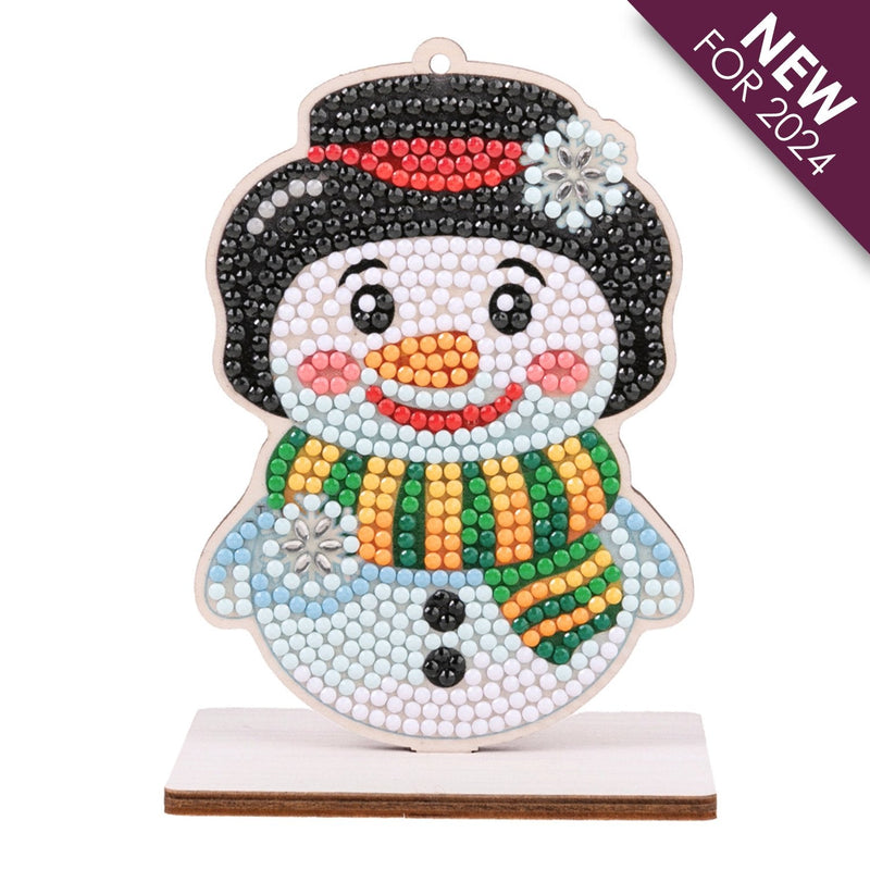 Crystal Art Buddy Festive Decoration - Snowman