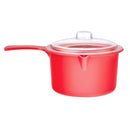 Microwave Saucepan & Lid Red 900ml