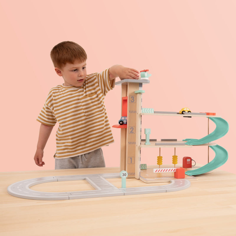 Owl & Fox Wooden Multi-storey Garage