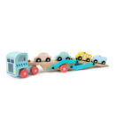Owl & Fox Wooden Car Transporter
