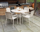 Porto Champagne 4 Seater Dining Set