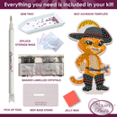 Crystal Art Buddy - Shrek: Puss In Boots