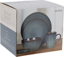 Reactive Glaze 16 Piece Dinner Set - Blue