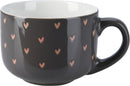 Hearts Stoneware Mug 3 Assorted Colours