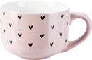 Hearts Stoneware Mug 3 Assorted Colours