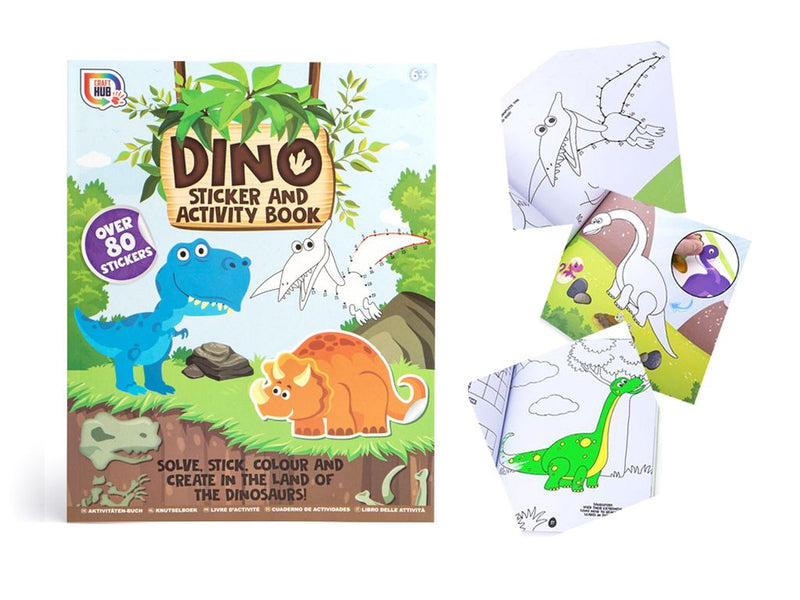 Dinosaur Sticker & Activity Book